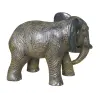 Product image 6 of the product “Elephant, 85cm Length | GRC (Glassfibre Reinforced Concrete), Copper Finish ”